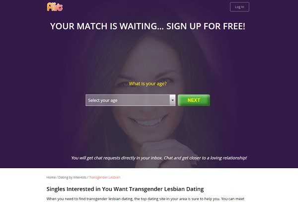 Flirt.com for Lesbian Transgender dating