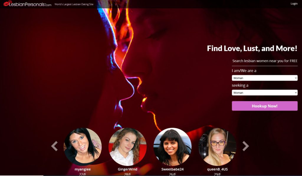 lesbianpersonals main page