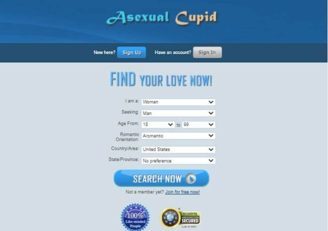 Asexual Cupid nain page